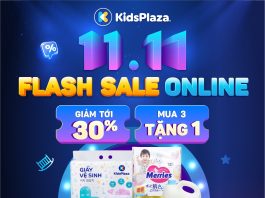 Flash Sale ngày 11.11 siêu khuyến mại cùng KidsPlaza Flash-Sale-ngay-11.11-KidsPlaza-1