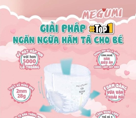 Điểm danh các loại tã bỉm Megumi cho bé đến từ Nhật Bản