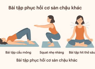 Bài tập phục hồi cơ sàn chậu cho người bị sa tử cung