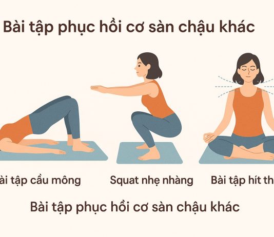 Bài tập phục hồi cơ sàn chậu cho người bị sa tử cung
