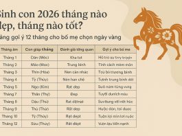 Sinh con 2026 tháng nào đẹp, tháng nào tốt? Bảng gợi ý 12 tháng cho bố mẹ chọn ngày vàng